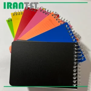 دفترچه یادداشت سیمی 1/16 طلقی 80 برگ رویان