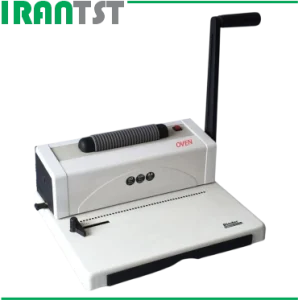 دستگاه ته بند صحافی مارپیچ اون مدل OVEN 9027A