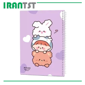 دفتر فانتزی دخترانه 80 برگ سیمی پیتیکو