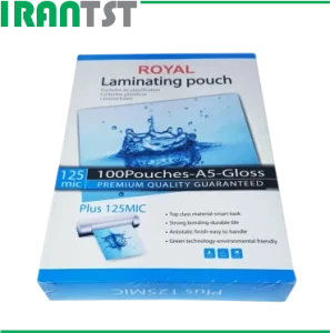 طلق لمینت A5 شفاف 125 میکرون رویال