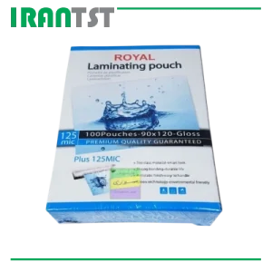طلق لمینت 9*12 شفاف 125 میکرون رویال