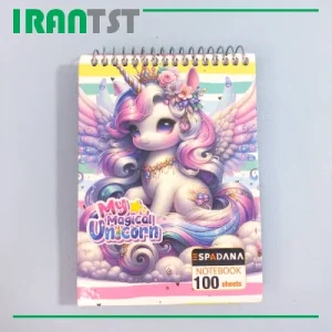 دفترچه یادداشت یونیکورن تک شاخ 100 برگ