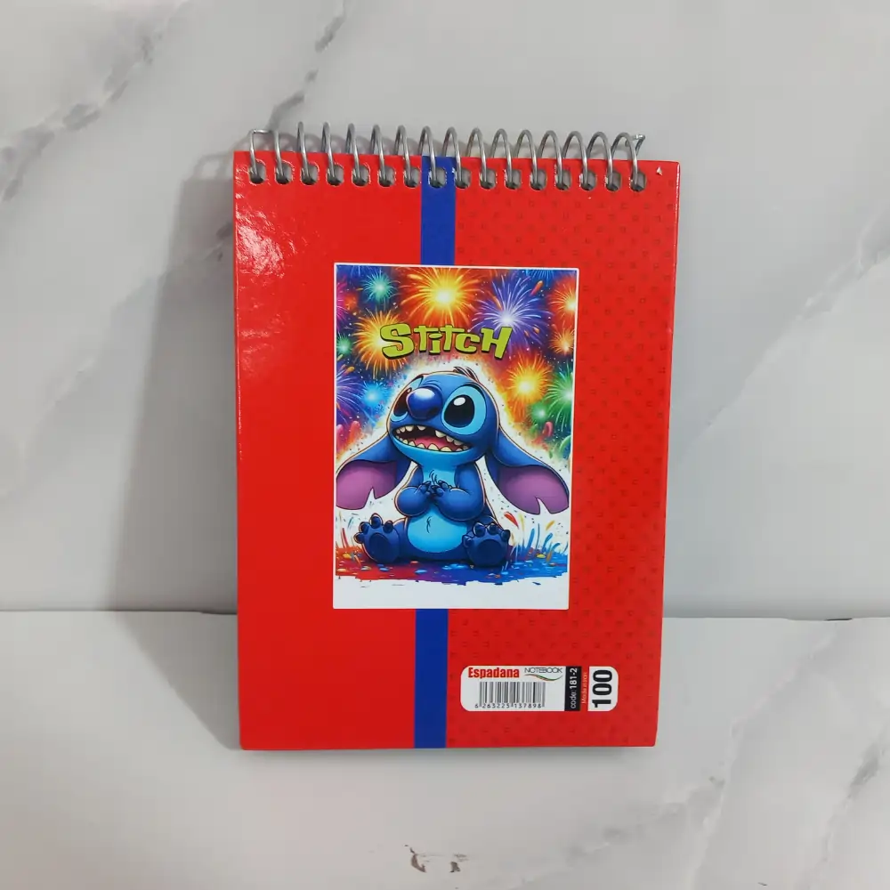 دفتر یادداشت سیمی اسپادانا طرح STITCH - Image 2