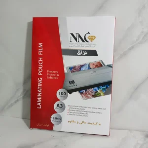 طلق لمینت شفاف NAC سایز A3 ضخامت 125 میکرون