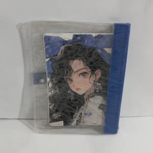 دفتر کلاسوری شفاف سویل طرح Blue Girl